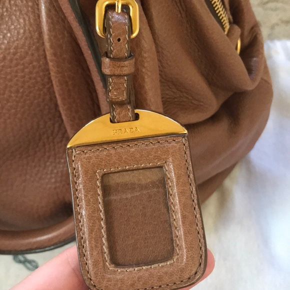 Vintage Prada large satchel camel color - Picture 4 of 8